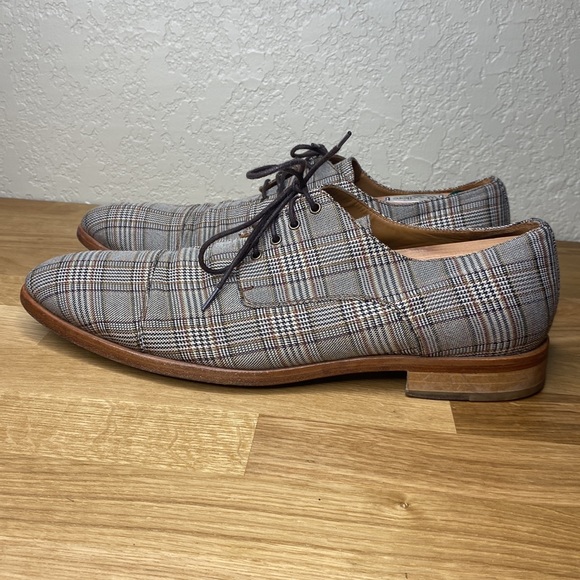 Taft Plaid Oxford Men’s Shoes Size EU 44 - Picture 3 of 9